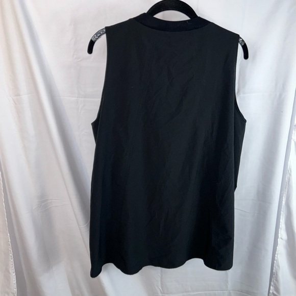 Athleta Top Sunlover SPF 50+ Pullover Tank Top Sleeveless Crewneck Scallop Back - Picture 9 of 10